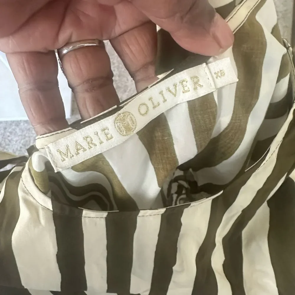 Marie Oliver Isla Striped Sundress XS